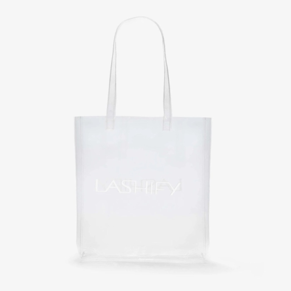 Brand new LASHIFY clear tote bag